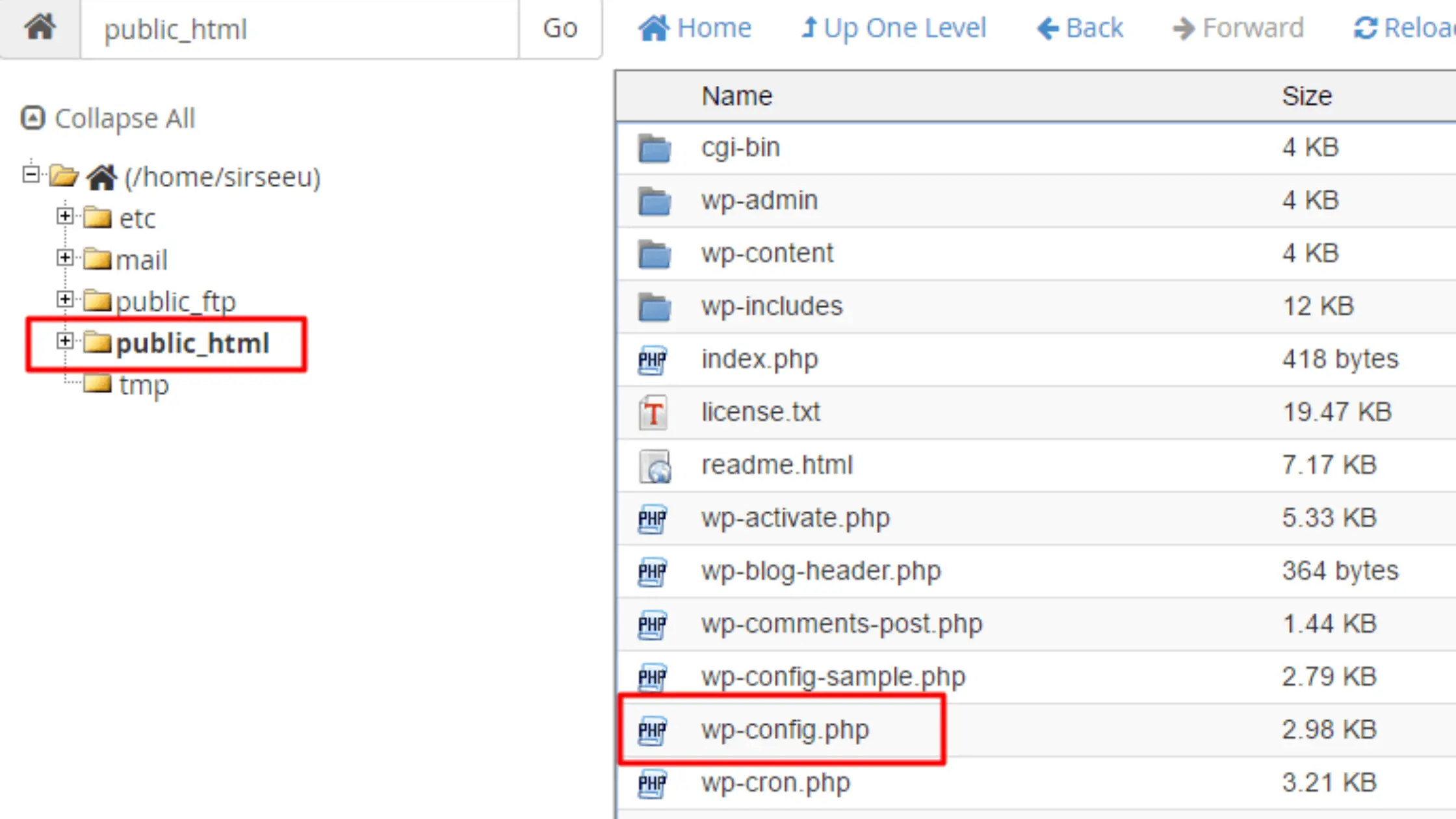 Change Settings in wp-config