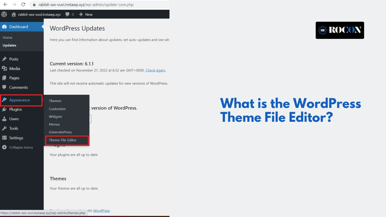 What is the WordPress Theme File Editor