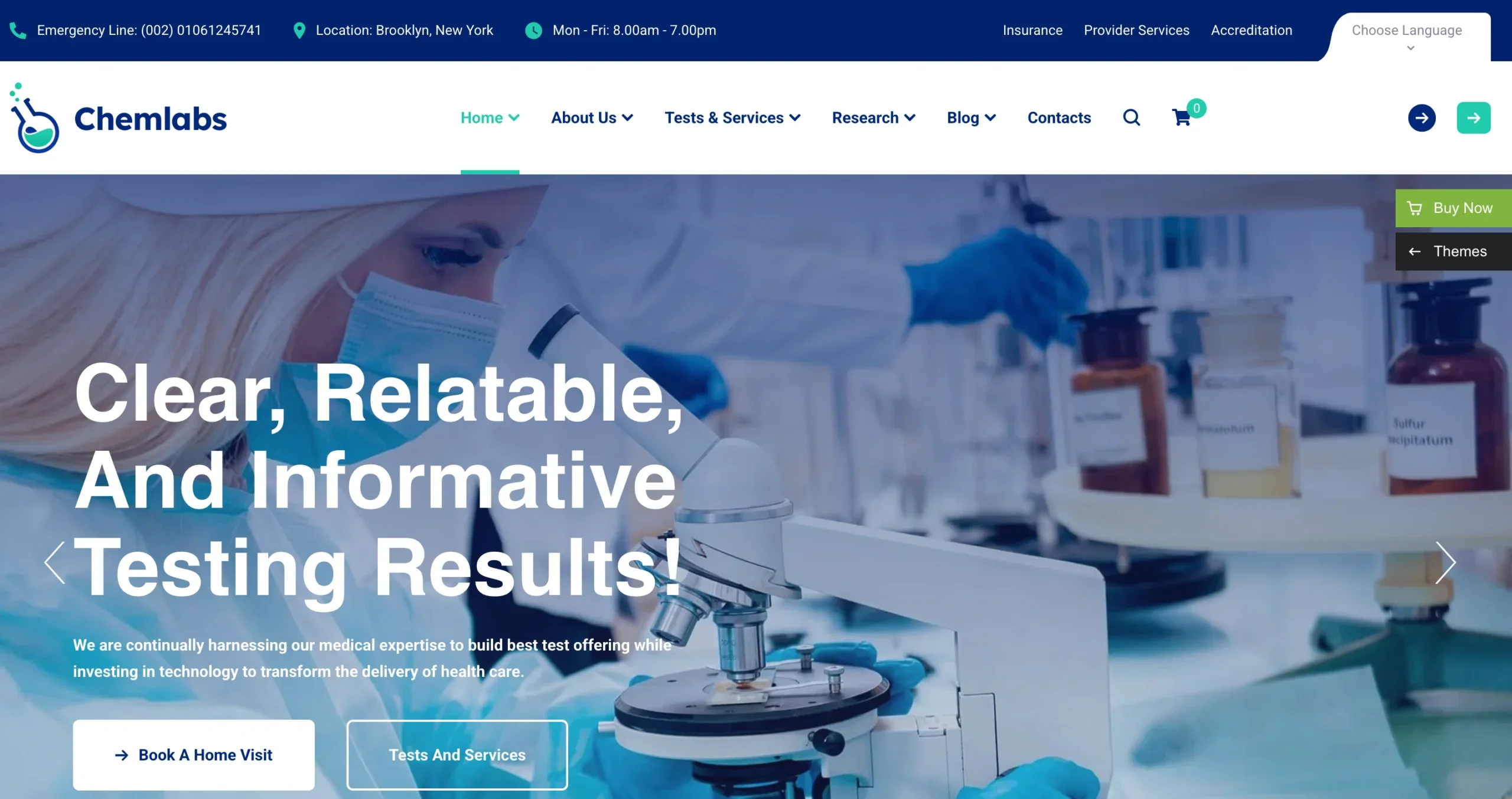 Best WordPress Theme Lab Website – Free Site by Rocon