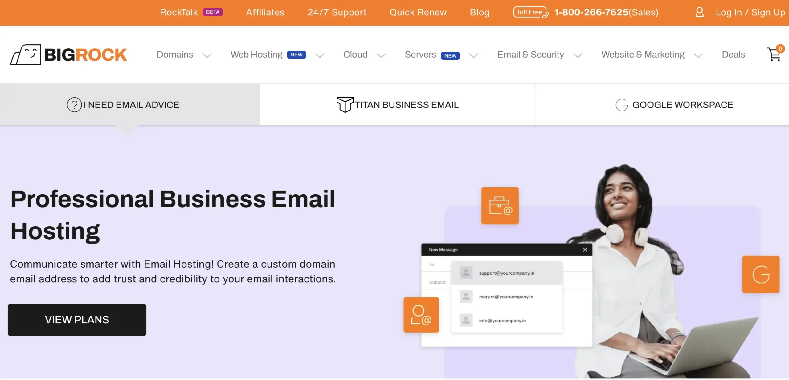 BigRock Email Hosting