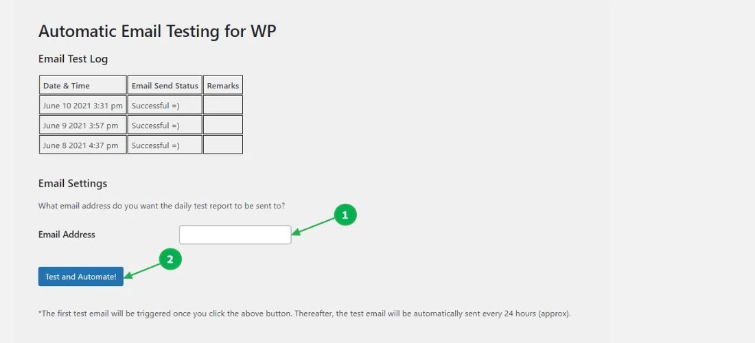 How to Automatic Email Testing for WP